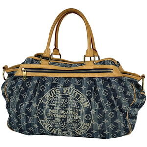 Louis Vuitton Cavalier Shoulder Bag 2way Monogram Denim Blue